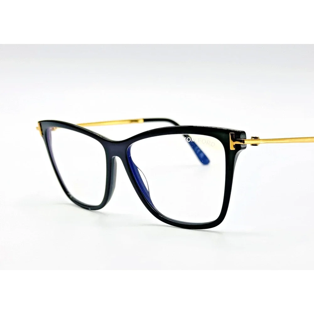 Tom Ford Eyeglasses Frame TF6097-B 001 Black Butterfly Frame 53-13-140 NEW